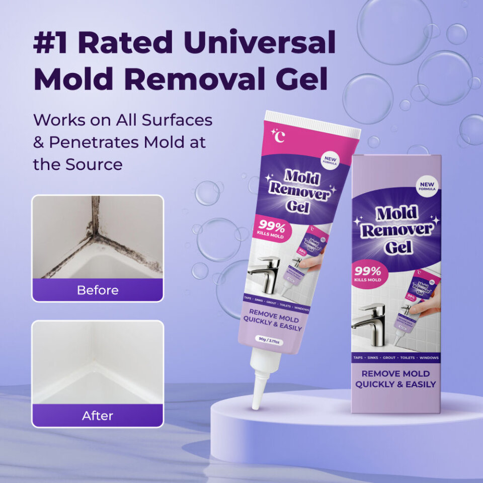 NuroClean Mold Remover Gel tube and packaging
